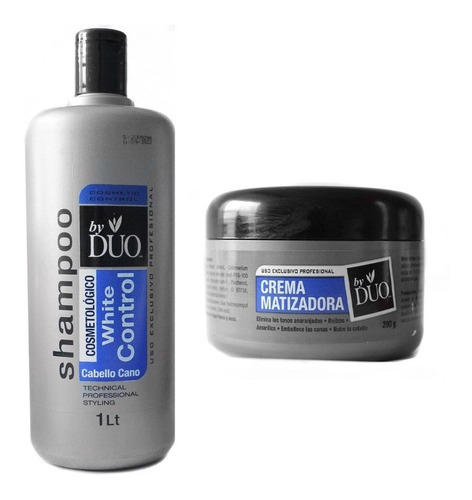 Matizador Capilar Duo Violeta Pack Shampoo Litro+ Mascara