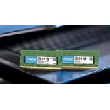 Memória Ram Notebook Crucial Ddr-4 2400mhz 2 X 8 Gb = 16 Gb