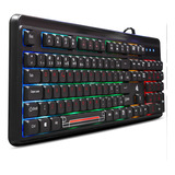 Teclado Gamer Para Computador Led Rgb Usb Abnt2 Multimidia