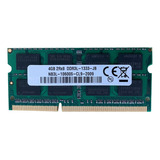 Memoria Ram Para Portátil Ddr3 De 4 Gb, 1333 Mhz, Pc3-10600,