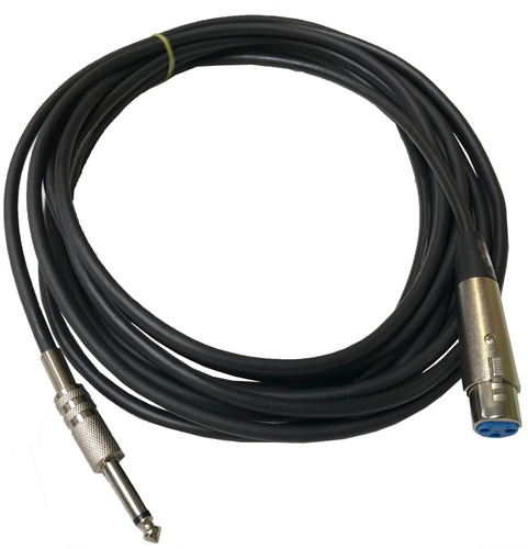 Cable Microfono Xlr Canon Hembra A Plug 6.5 Pro 15 Metros