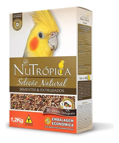 Nutrópica Seleção Natural Calopsita 1,2kg Economica