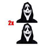 Máscaras De Halloween Horror Scream Ghost, 2 Unidades