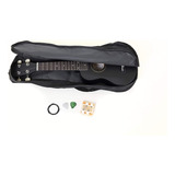 Gewa De Remate Paquete Ukulele Soprano Acústico Con Funda Color Negro