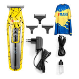 Maquina De Corta Cabelo Acabamento Wmark C24 Amarelo Capa