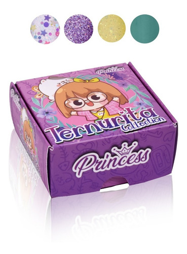 Coleccion Acrilicos Para Uñas Princess 4 Colores Ternurita