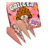 Coleccion De Acrilicos Galleta 4 Pzas. Chula Nails