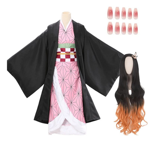 Cosplay De Nezuko Para Mujer Demon Slayer Kamado Nezuko Cosp