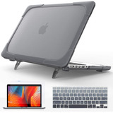 Funda Gris Macbook Pro De 15 Pulgadas Con Soporte Plegable