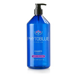 Shampoo Phytoblue Anti-yellow, Decolorado, Gris, Mechas, Rubio, Shampoo Anti Yellow En Botella De 1000ml De 1000g Por 1 Unidad