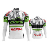 Camisa Masculina Ciclismo Roupa Ciclista Manga Longa Kenda