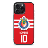 Funda Chivas De Guadalajara Con Nombre Numero Personalizada