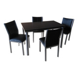 Juego Comedor Venecia Mesa 1.20 X 70 + 4 Sillas Sofia 