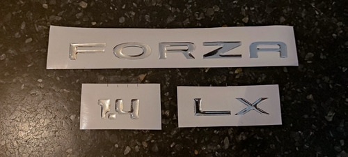 Kit De Emblemas Dodge Forza Lx Foto 8