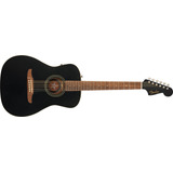 Fender Joe Strummer Campfire - Guitarra Acústica, Negro Ma.