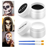 Pintura Para Cara  Kit De Pintura Facial En Blanco Y Negro: