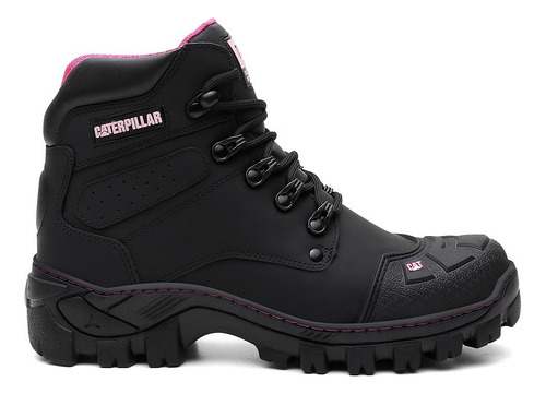 Bota Caterpillar Masculina Feminina Bico Pvc Couro Top Nl225