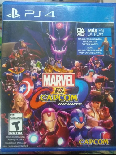 Video Juego Marvel Vs Capcom Infinity Playstation 4 Ps4 