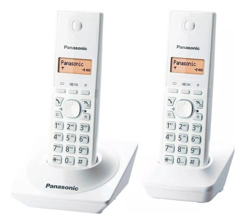 Teléfono Panasonic Kx-tg1711 Kx-tg1712 Inalámbrico Duo !!!!!
