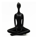 Figura Yoga Manos Abajo Negro 24,8 Cm Afj
