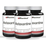 Astaxantina Vitamínica 3 Pack - 90 Cápsulas Para 3 Meses