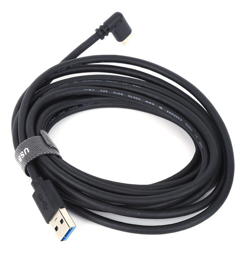 Cable Curva Tipo C 3 Metros Usb Cámara Conexión Computadora