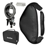 Godox Softbox Con Soporte Tipo S Bowens S Mount Holder Plega