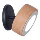 Aplique Techo Pared Cabecera Benny 1 Luz Madera Led Vg