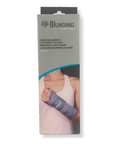 Ortesis De Muñeca Con Dedo Pulgar - Mano Derecha -  Blunding