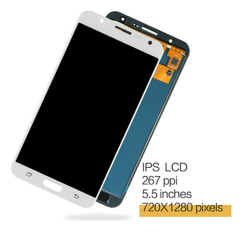 Para Samsung Galaxy J7 2015 J700 Lcd Pantalla Táctil Blanca