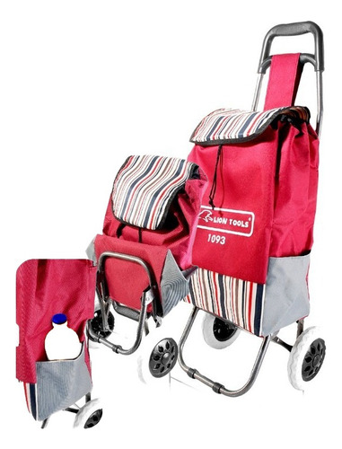 Carrito Para Mandado Multiusos Plegable Cuerpo Metalico