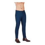 Pantalón Azul De Corte Slim 999-16