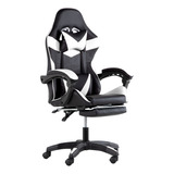 Silla Gamer De Escritorio Reclinable Ergonomica 360 Color Blanco Material Del Tapizado Vinipiel