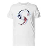 Playera Tres Peces Carpa Koi Para Hombre