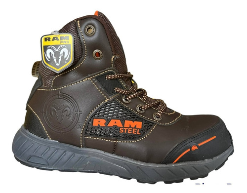 Botas Trabajo Casual Ram Ultra Livianas Con Casco Poliamida