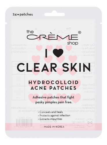 The Creme Shop Parches Hidrocoloide Acne Cosmética Coreana