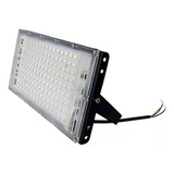 Reflector Con Led Exterior De 150w Ip65 Y 144 Leds Carcasa Negro Luz Blanco Frío