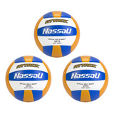 Combo Por 3 Pelotas Voley Nassau Attack Volley Profesional