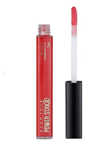 Avon Labial Liquido Power Stay Dura 16hs Color Resilient Red