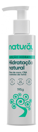 Loção Hidratante Natural Óleo Coco Extrato De Romã 200ml Nfe