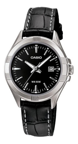 Reloj Mujer Casio Ltp-1308l 1a Malla Cuero Impacto Online