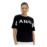 Camiseta Easy Lança Perfume Baby Look In24b Preto Feminino