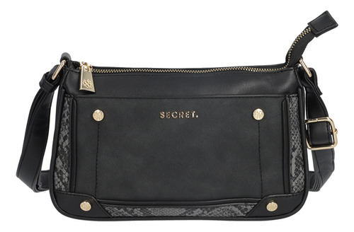 Bandolera Secret Melrose Fw24 Negro S