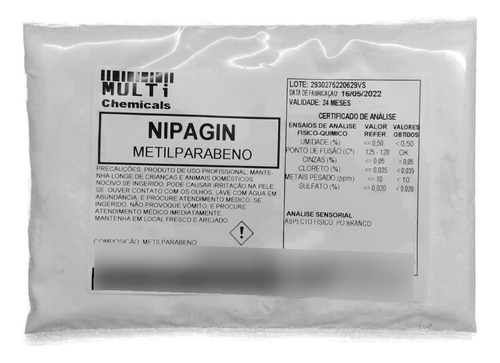 Nipagin - Metilparabeno - 100g