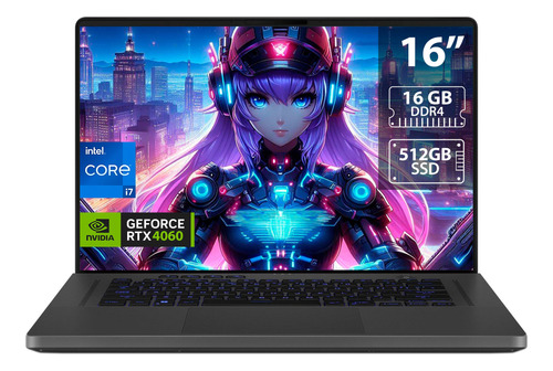Laptop Gamer Asus Rog Core I7 Ram 16gb Ssd 512gb Rtx 4060