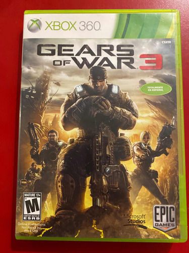 Gears Of War 3 Xbox 360 Solo Caja