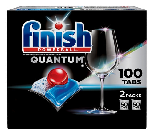 Finish Powerball Quantum 100 Pastillas Detergente Lavavajill