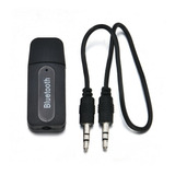 Receptor Bluetooth De Audio Usb Con Cable Auxiliar Nuevo