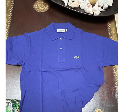 Playera Polo Azul Hombre Talla 3 Smoll