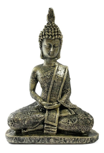 Yogateria Estátua Buda Thai Meditando Dhyana Mudra